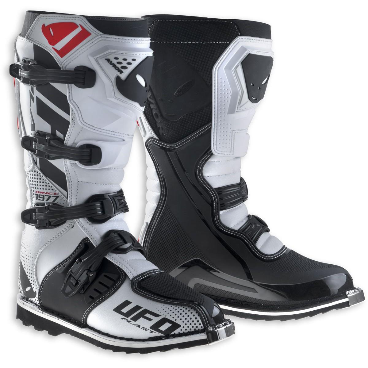 Мотоботы UFO AVIOR BOOTS Black/White
