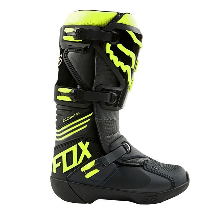 Мотоботы Fox Comp Boot Black Yellow 1