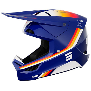 Шлем кроссовый SHOT FURIOUS AIM Blue